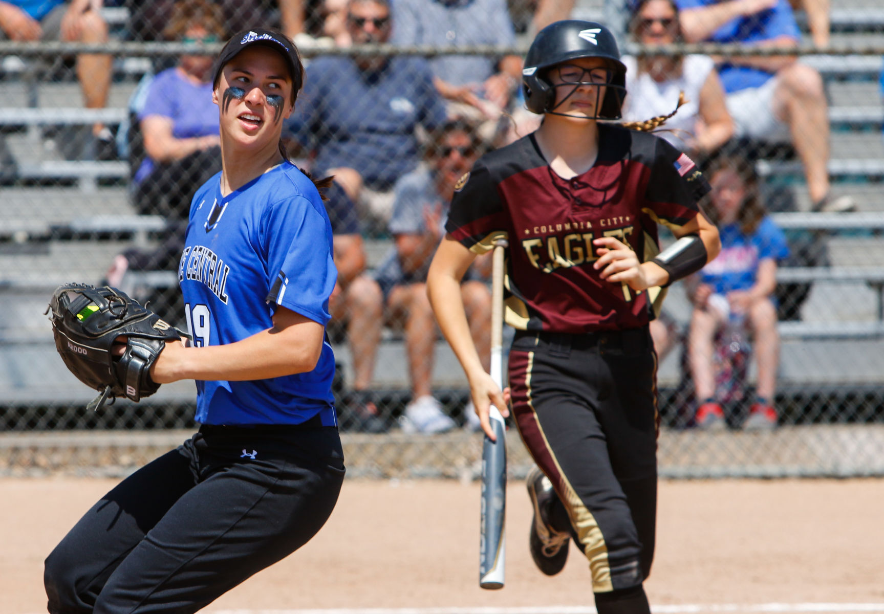 4A softball semistate semifinal - Lake Central vs. Columbia City